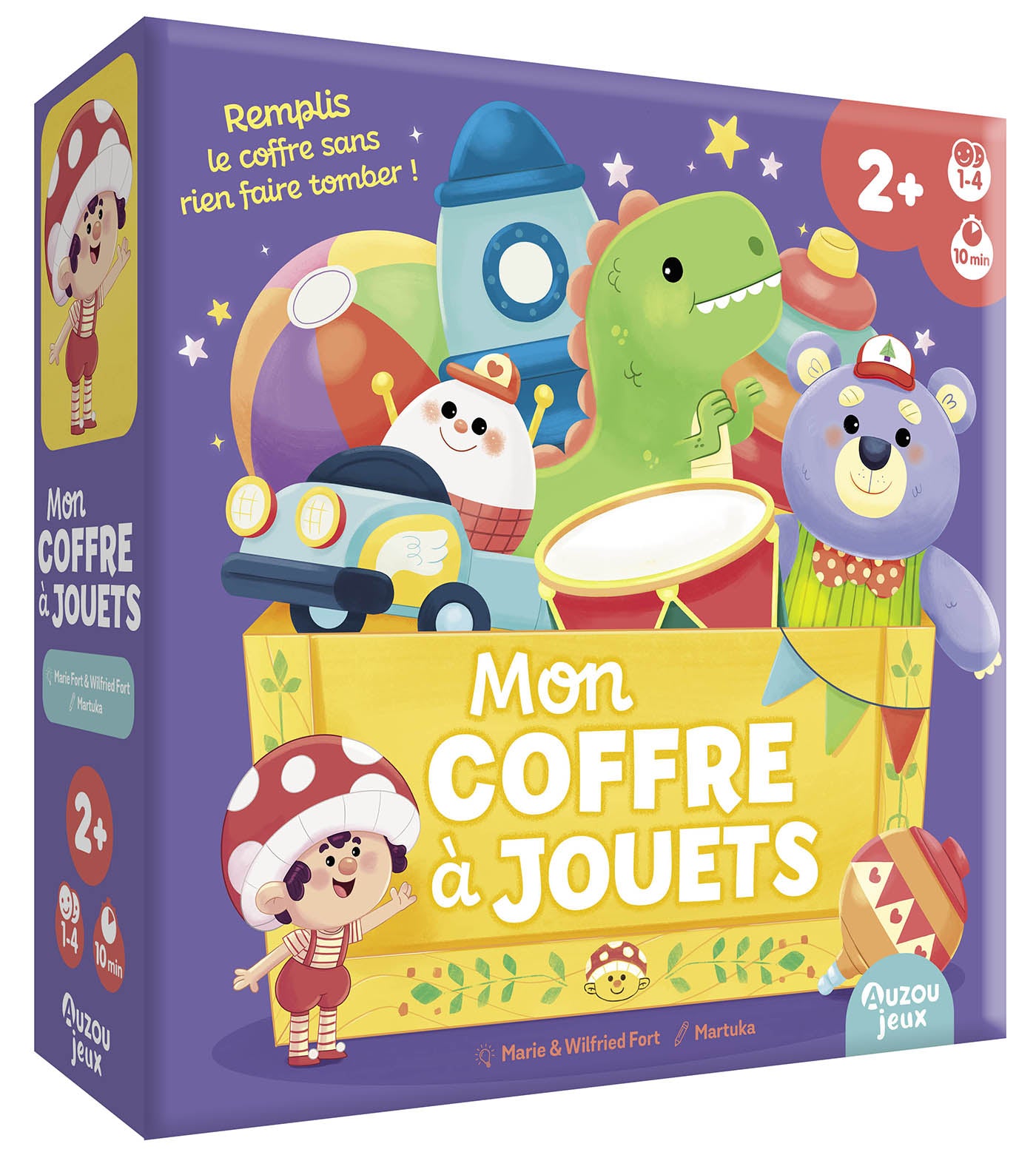 Grands jeux de société #Mon coffre à jouets Auzou