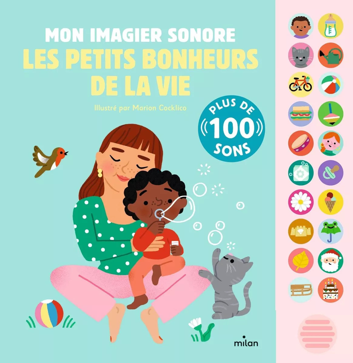 Mon imagier sonore les petits bonheurs de la vie - Milan