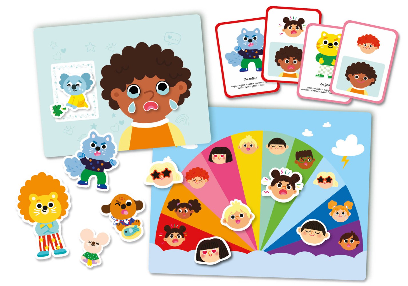 Mon petit coffret aimanté - les émotions