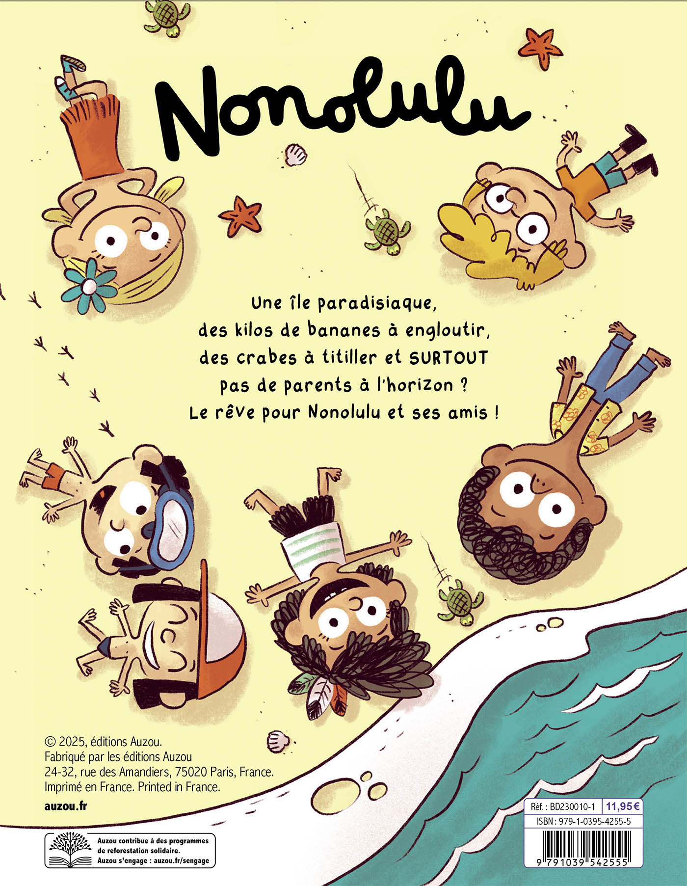 Nonolulu - Tome 1 - L'île super perdue - Livre Auzou