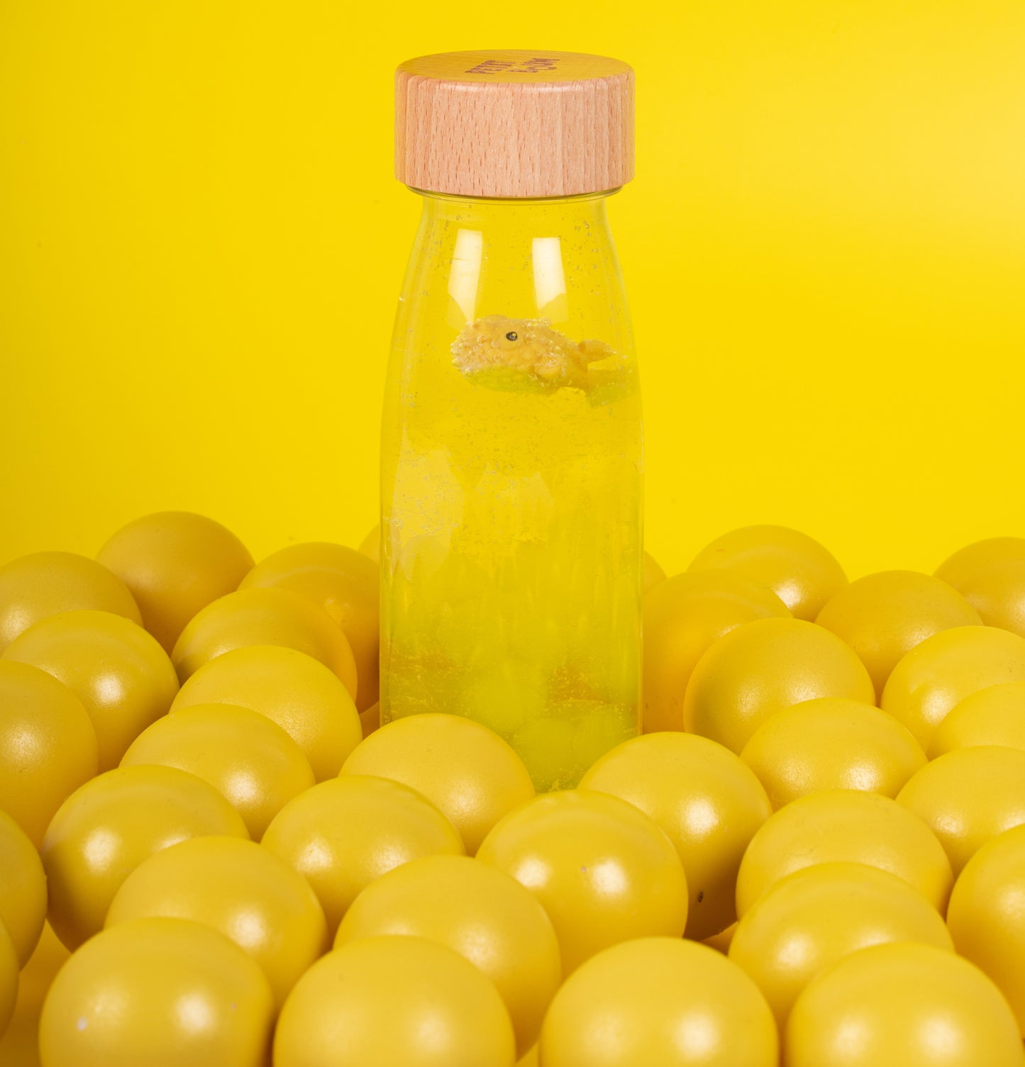 Bouteille sensorielle #Poisson Jaune