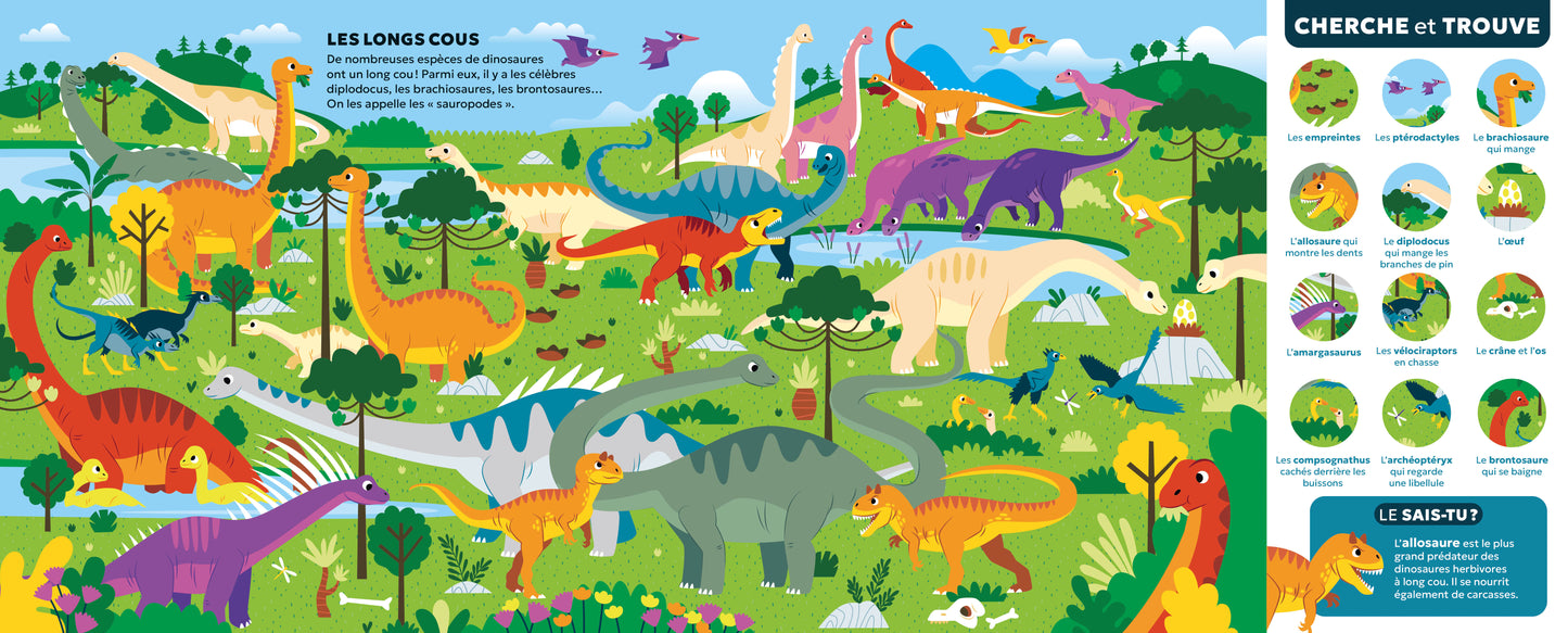 Petit ludoc' - Cherche et trouve - Dinosaures - Auzou