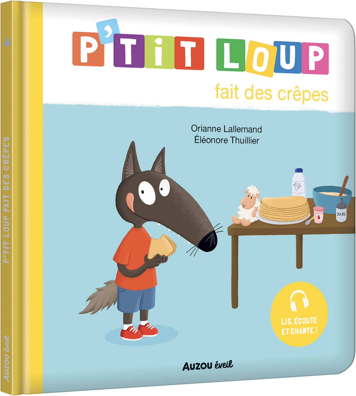 P'tit loup fait des crêpes - Livre Auzou
