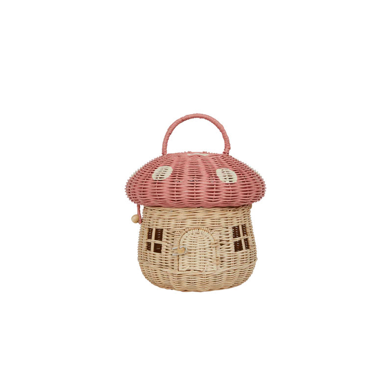 Maison champignons #roses
