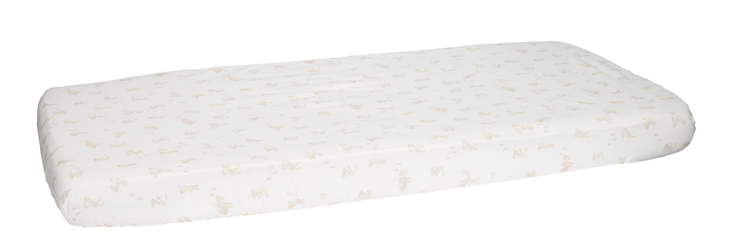 Drap-housse lit bébé #Baby Bunny 60 x 120 cm