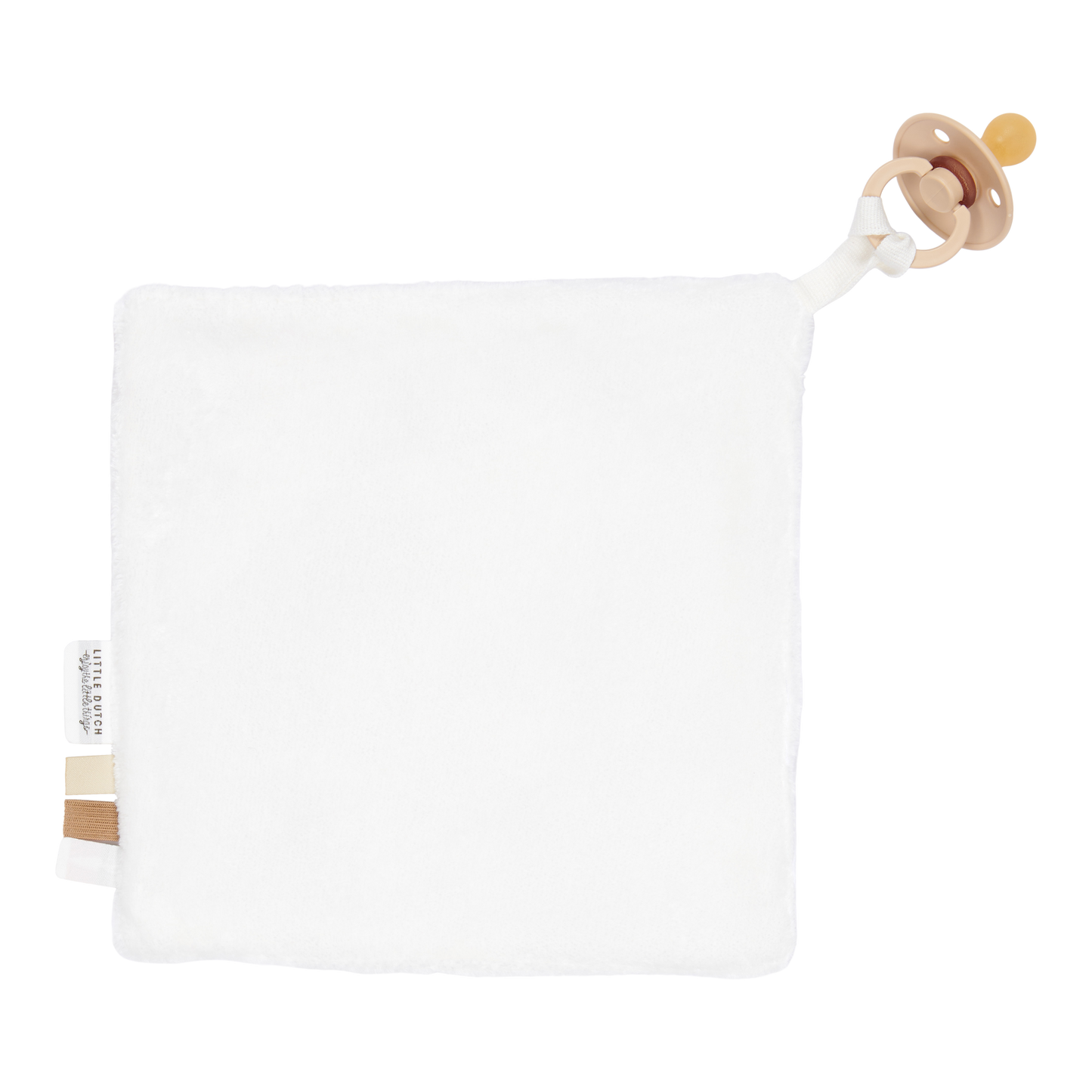 Doudou mousseline attache tétine #Baby Bunny
