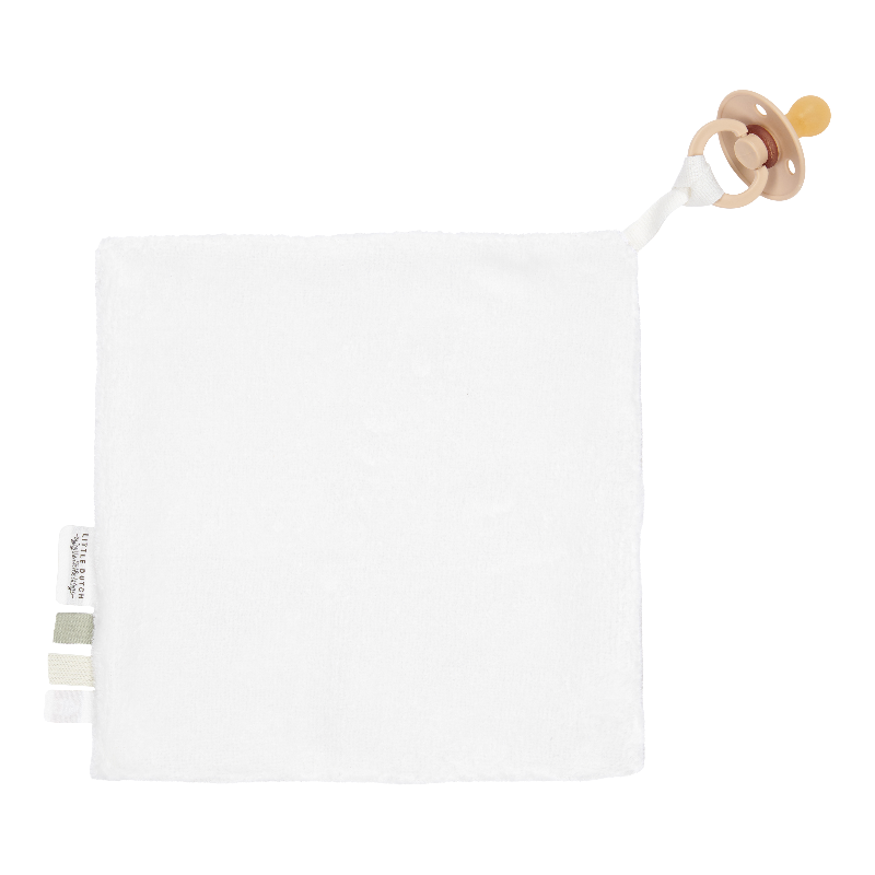 Doudou mousseline attache tétine #Little Farm