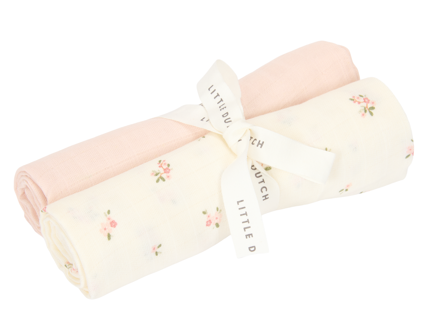 Set de 2 langes en gaze de coton #Fairy Blossom 70 x 70 cm