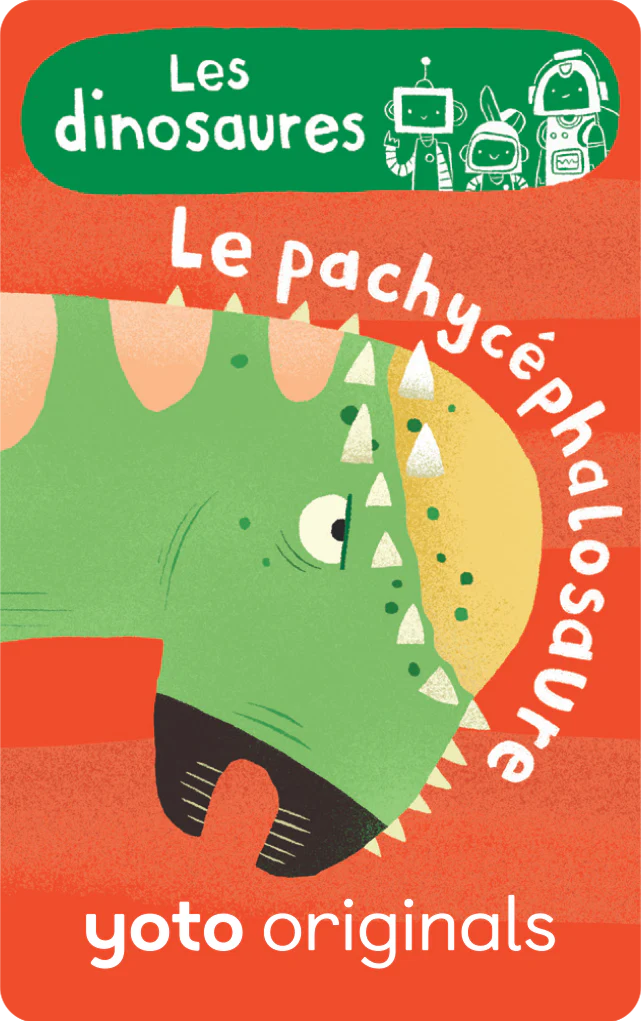 Carte Yoto #Explorobots : Les dinosaures