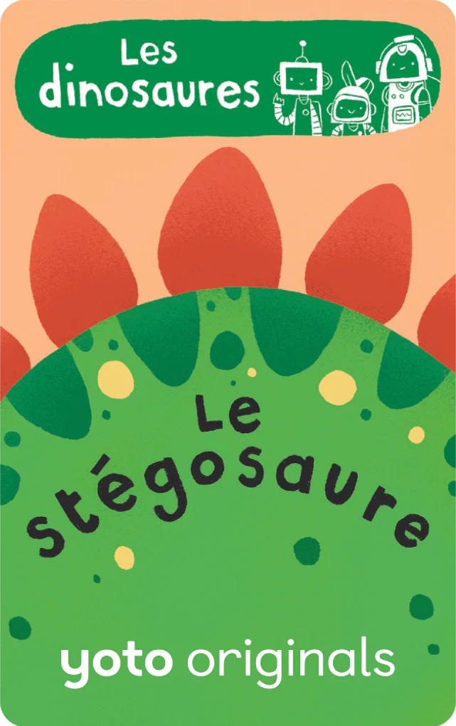 Carte Yoto #Explorobots : Les dinosaures