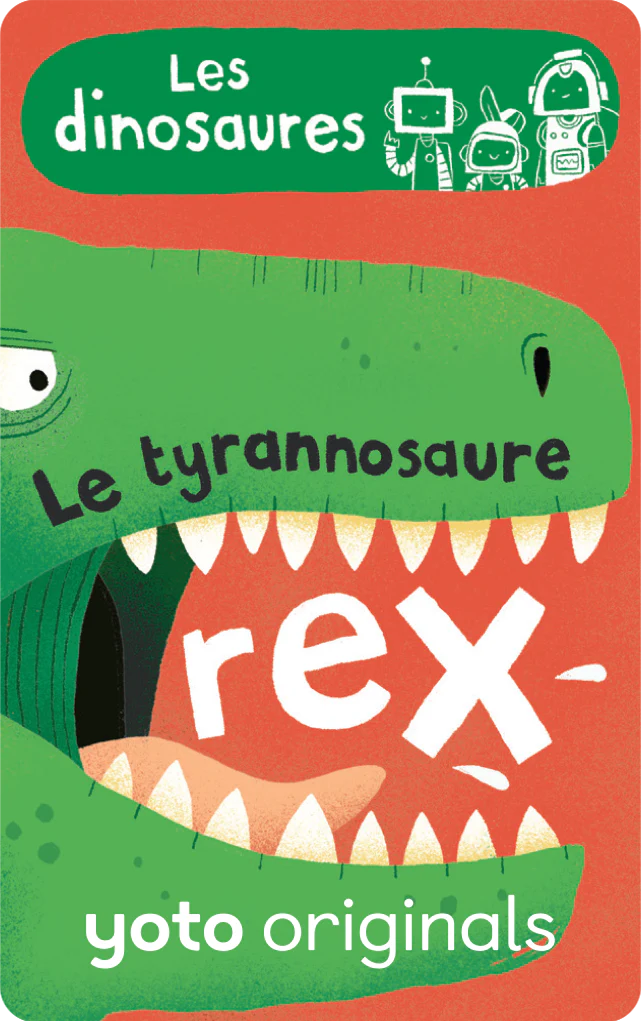 Carte Yoto #Explorobots : Les dinosaures