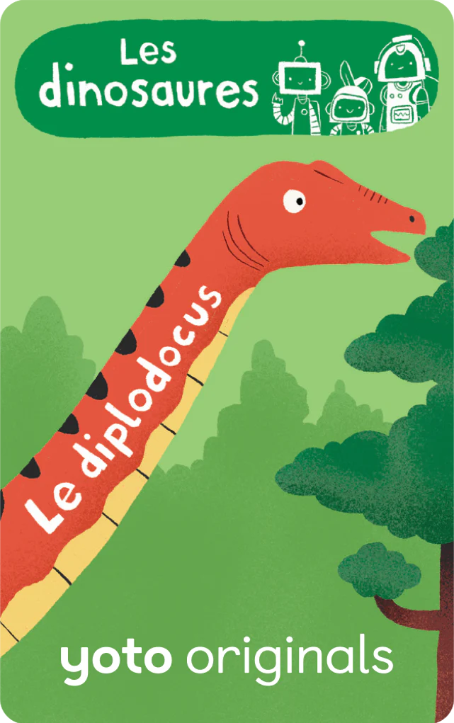 Carte Yoto #Explorobots : Les dinosaures