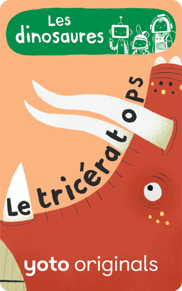 Carte Yoto #Explorobots : Les dinosaures