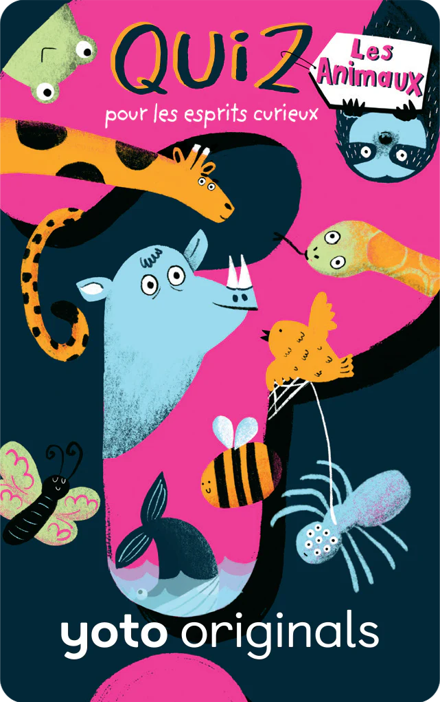 Carte Yoto #Quiz pour les esprits curieux : Les animaux
