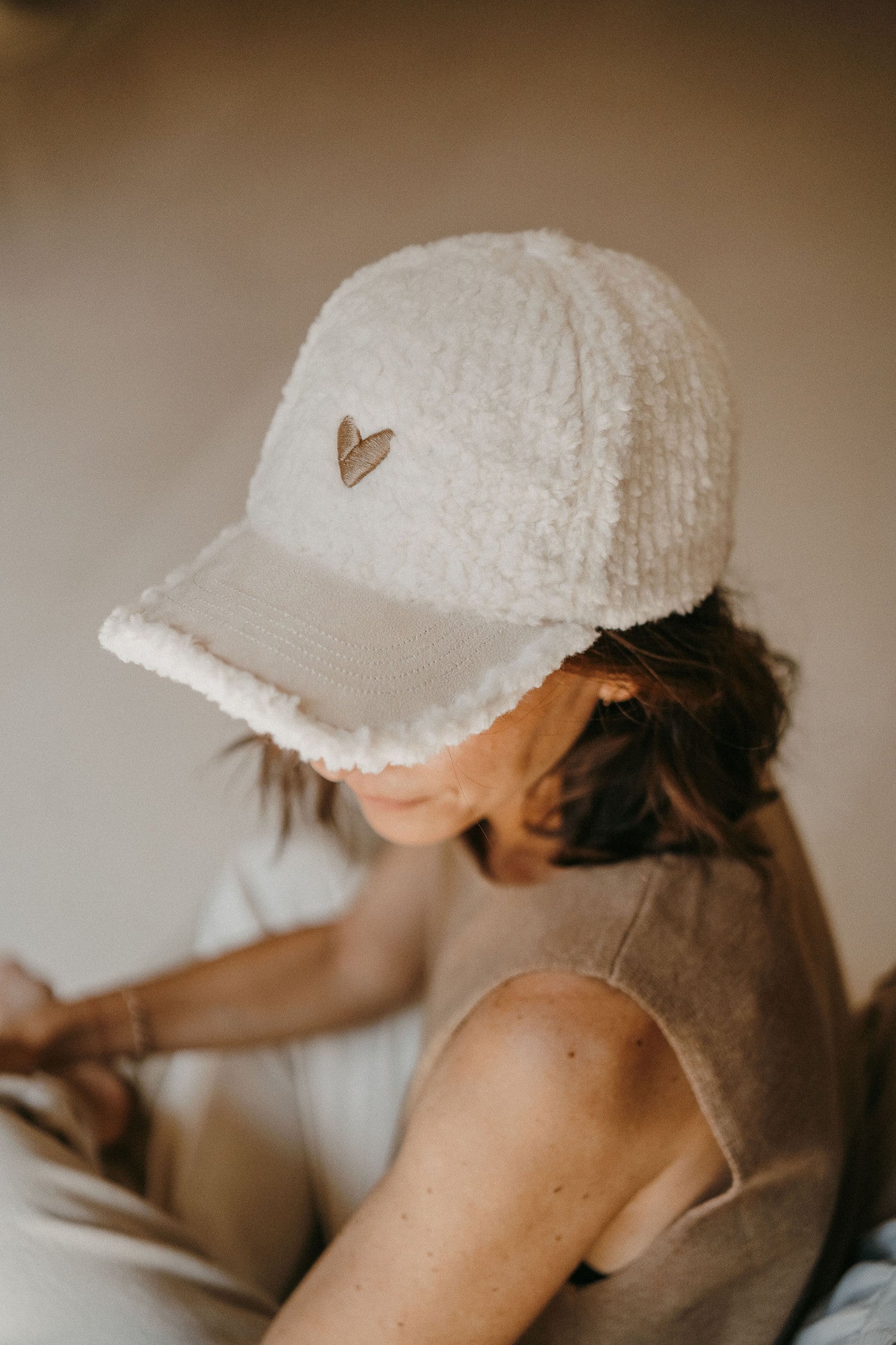 Casquette adulte love #blanc