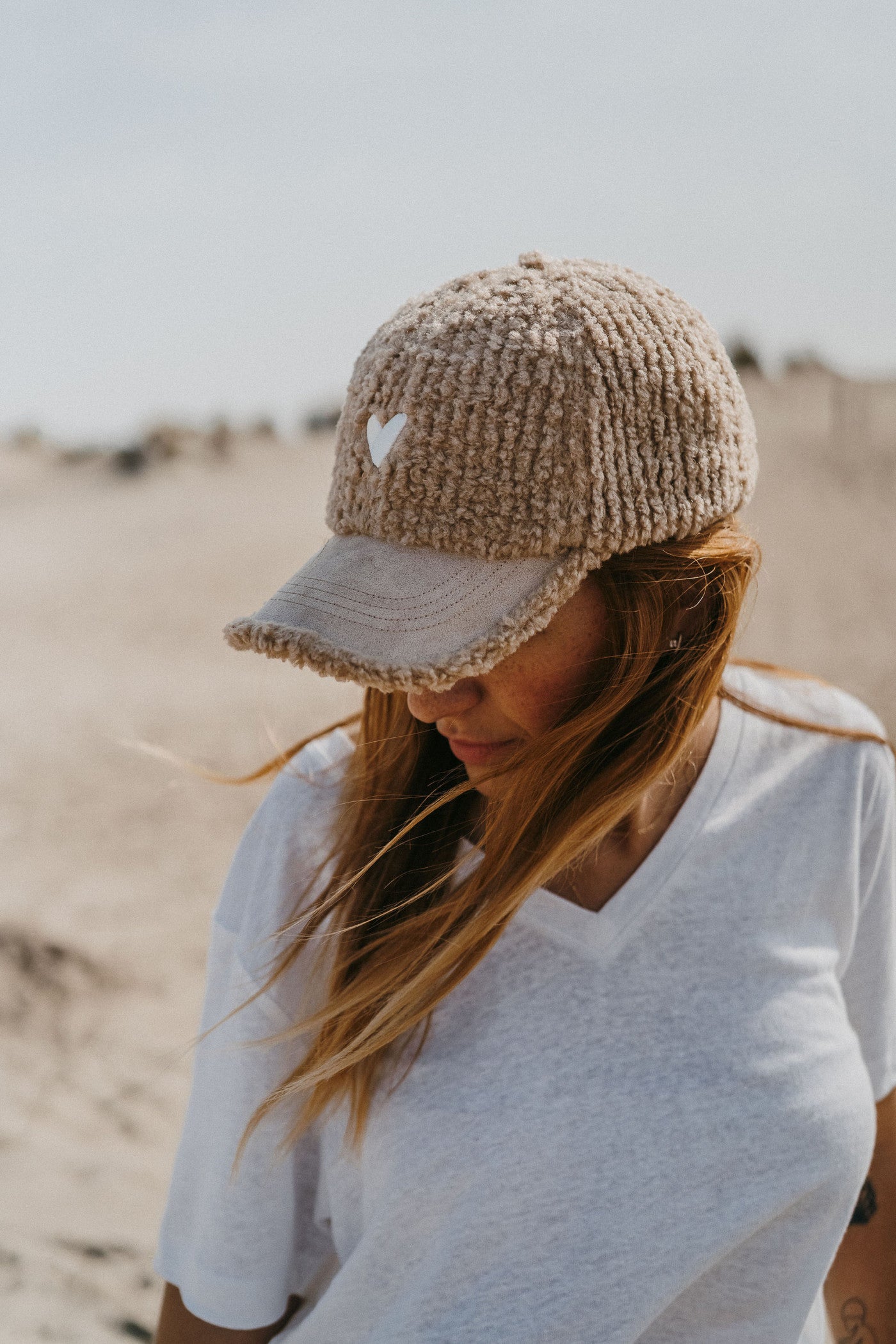 Casquette adulte love #beige