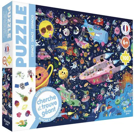 Puzzle et cherche et trouve #Dans l'espace