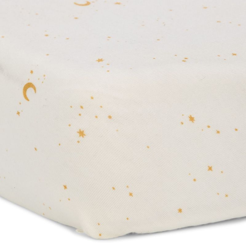 Drap-housse lit bébé - Moon & Stars - 60 x 120 cm - Little Dutch