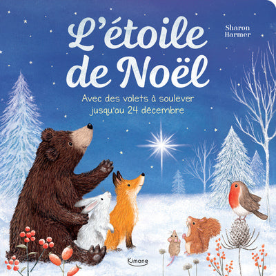 L'étoile de Noël avec des volets à soulever jusqu'au 24 décembre – Kimane