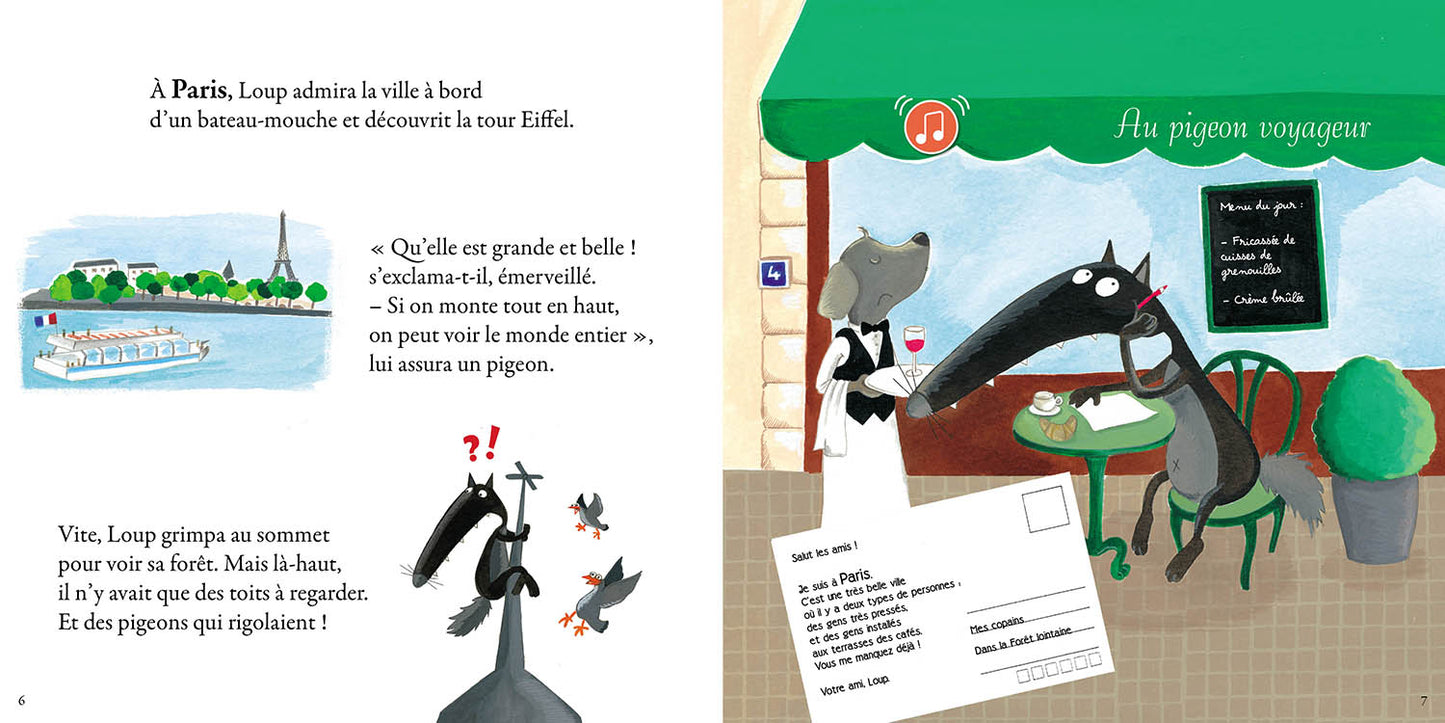 Le loup qui voulait faire le tour du monde en musique! - Auzou