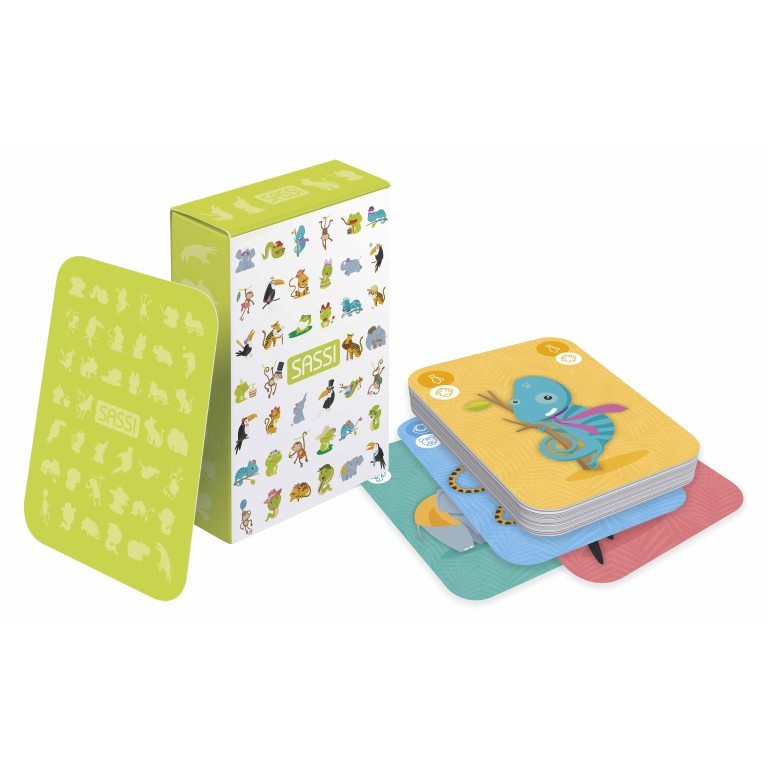 Le super 7 familles - La Jungle - Jeu de société Sassi