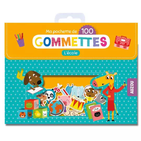 Ma pochette de 100 gommettes #L'école