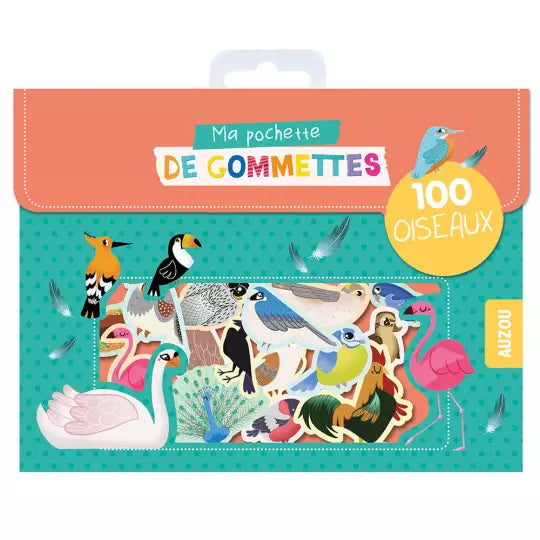 Ma pochette de 100 gommettes #oiseaux