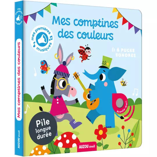 Mes premiers sonores - Mes comptines des couleurs