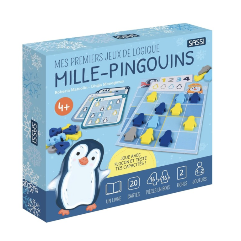 Mille-pingouins - Mes premiers jeu de logique - Jeu de société Sassi