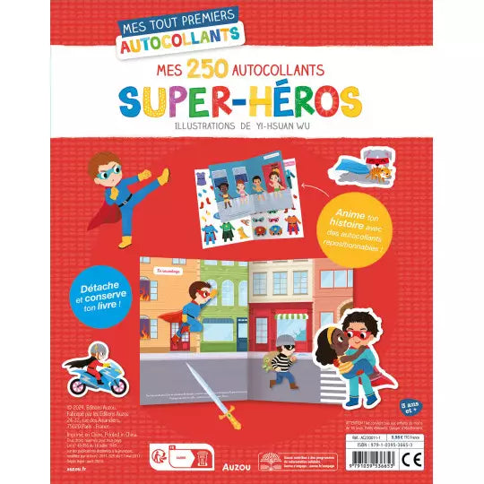 Mes tout premiers autocollants - 250 autocollants #Les Super-héros