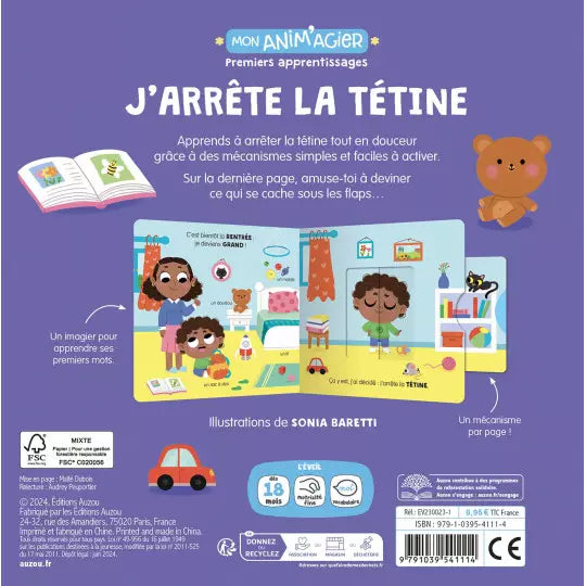 Mon anim'agier #J'arrête la tétine