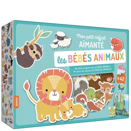 Mon petit coffret aimanté #Les bébés animaux