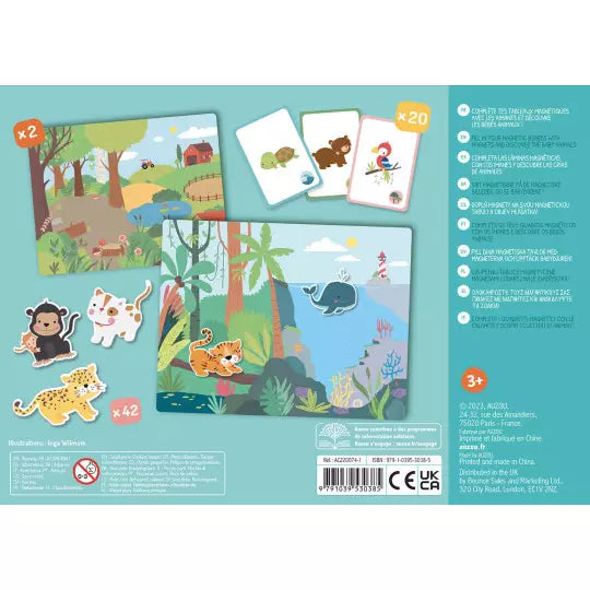 Mon petit coffret aimanté #Les bébés animaux
