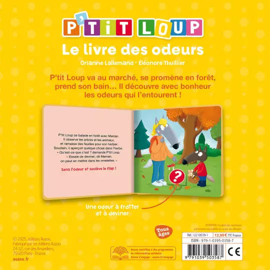 P'tit loup #Le livre des odeurs