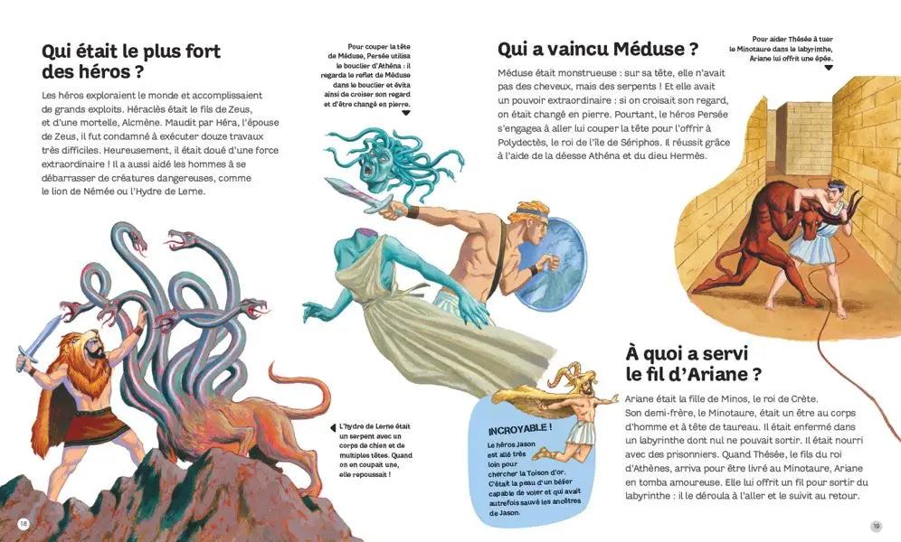 La mythologie grecque - Questions/Réponses - doc dès 7 ans - Nathan