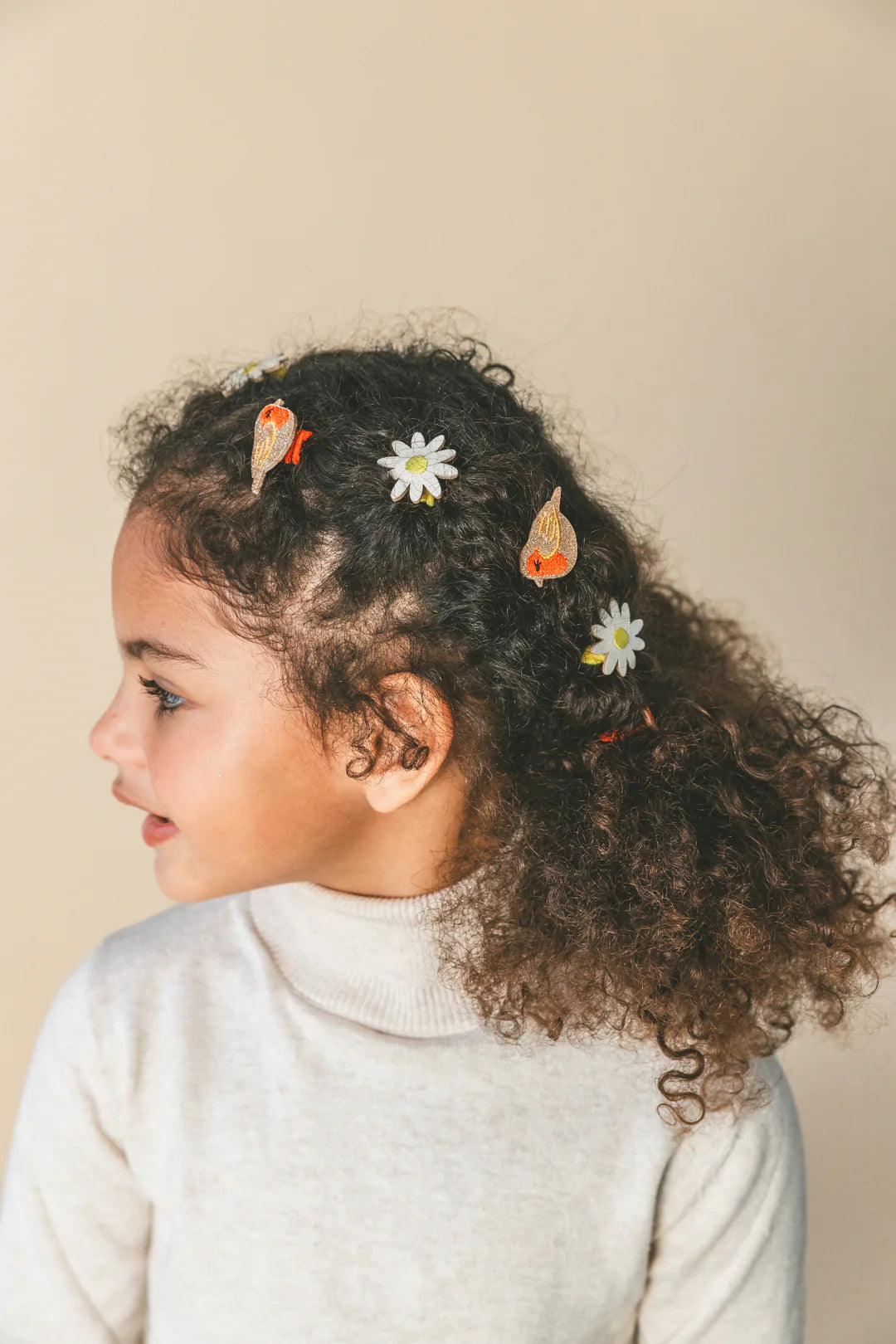Barrettes Ruby le rouge-gorge (paire) | Luciole et Petit Pois