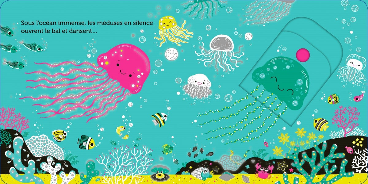 Promenade sous l'océan - livre d'éveil animé, pour les bébés dès 6 mois - Nathan