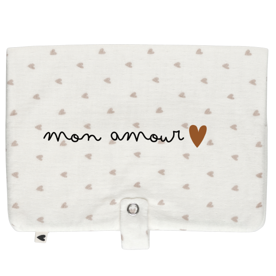 Range couches #Gaze beige petits cœurs