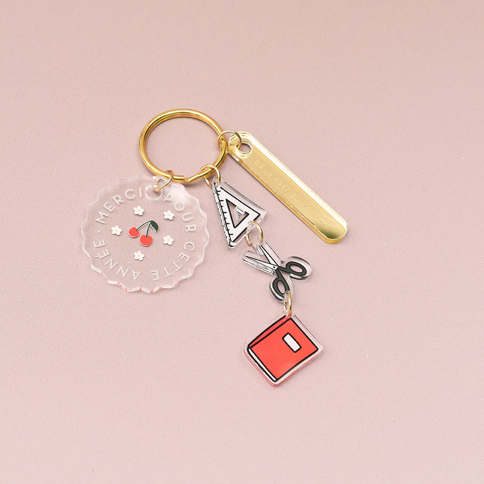 Porte clés Pampilles fin d’année Cerises - Les Mignonneries