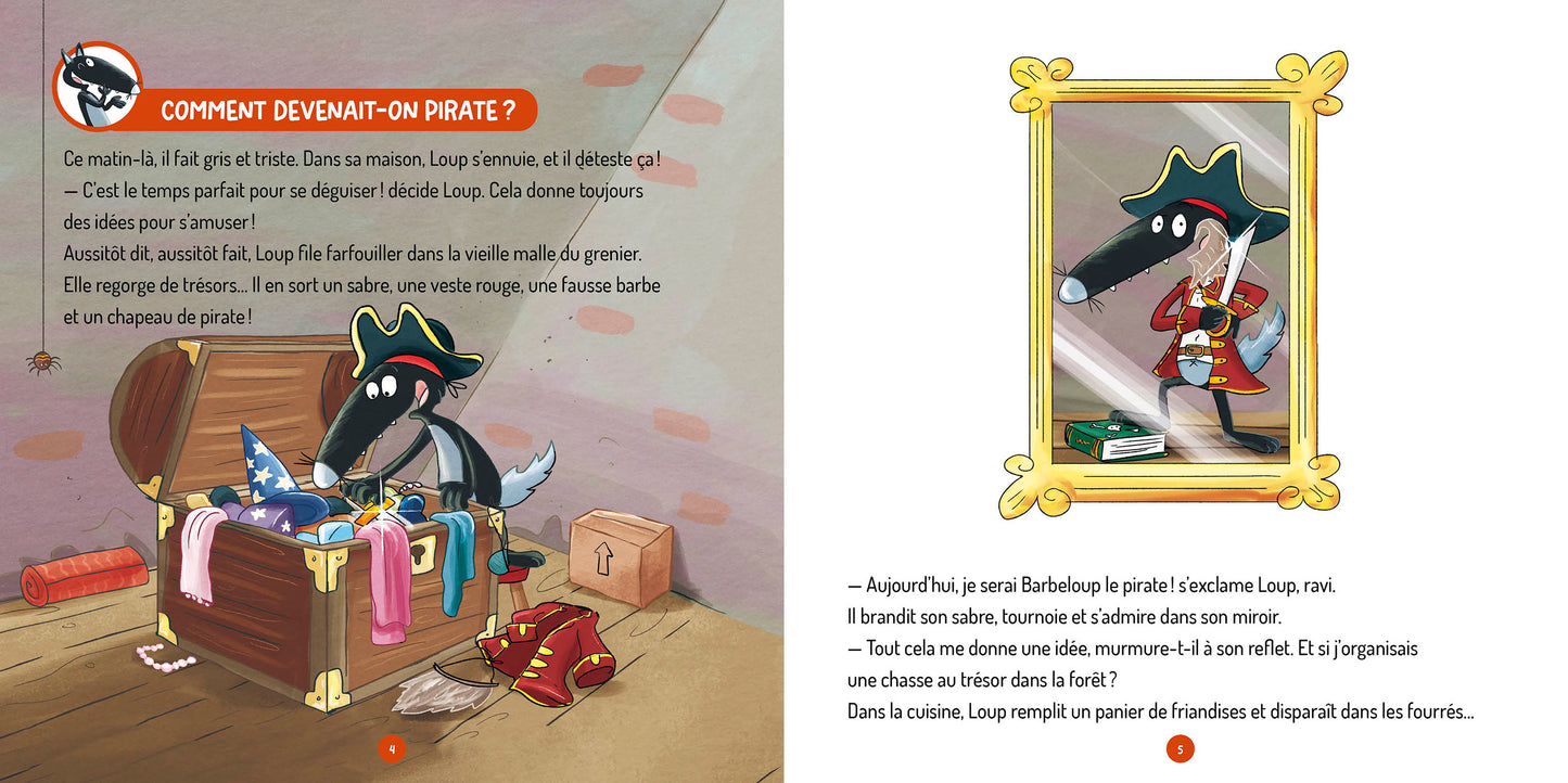 Les questions de loup - Pirates - Auzou