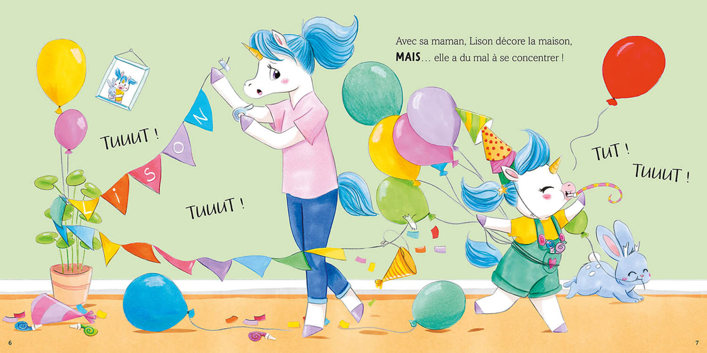 LISON LA LICORNE - UN ANNIVERSAIRE DU TONNERRE - Auzou