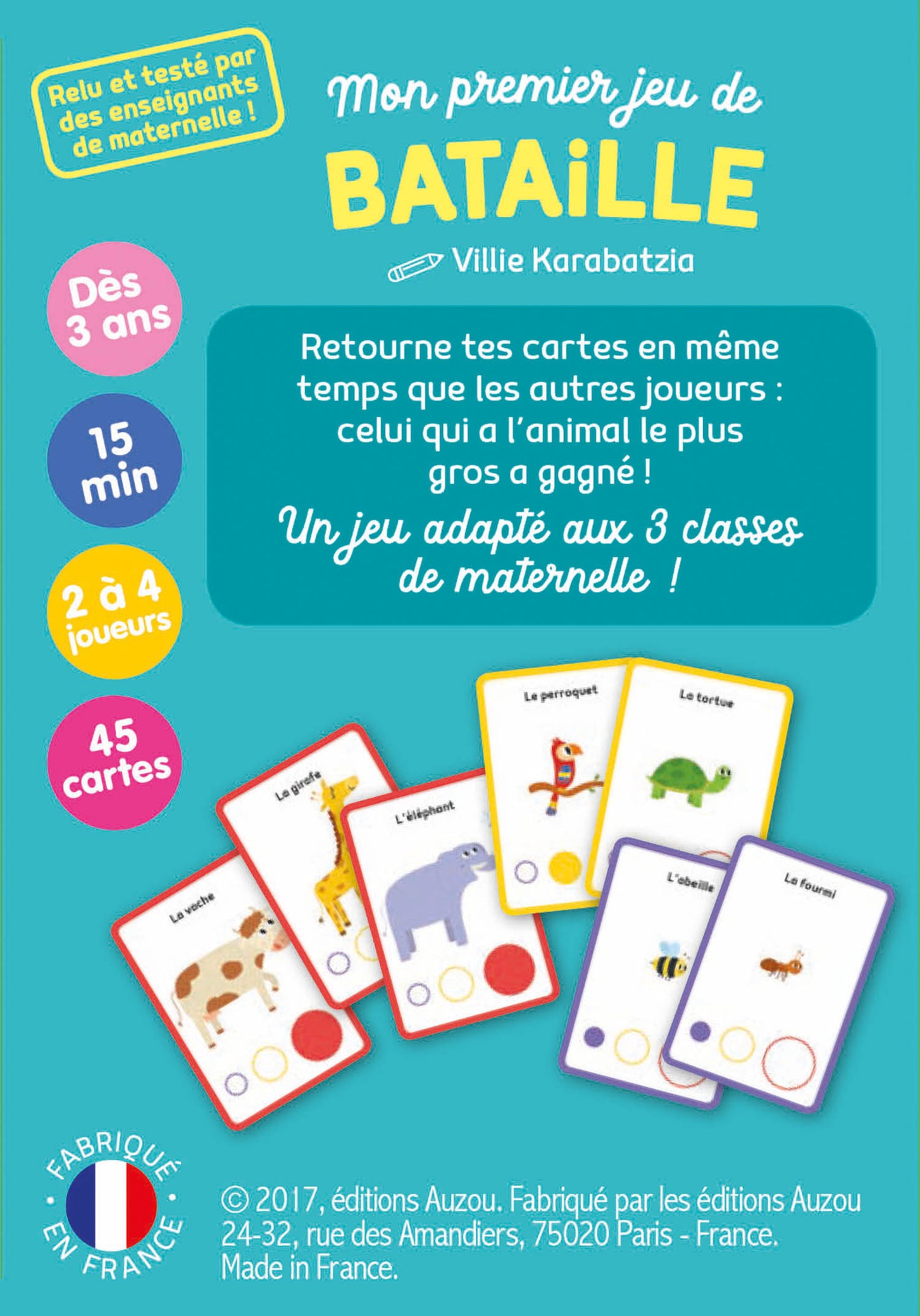 Jeux de cartes - Bataille - Auzou