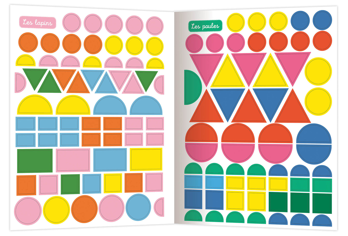 Mes tout premiers autocollants - 500 gomettes Formes Paques