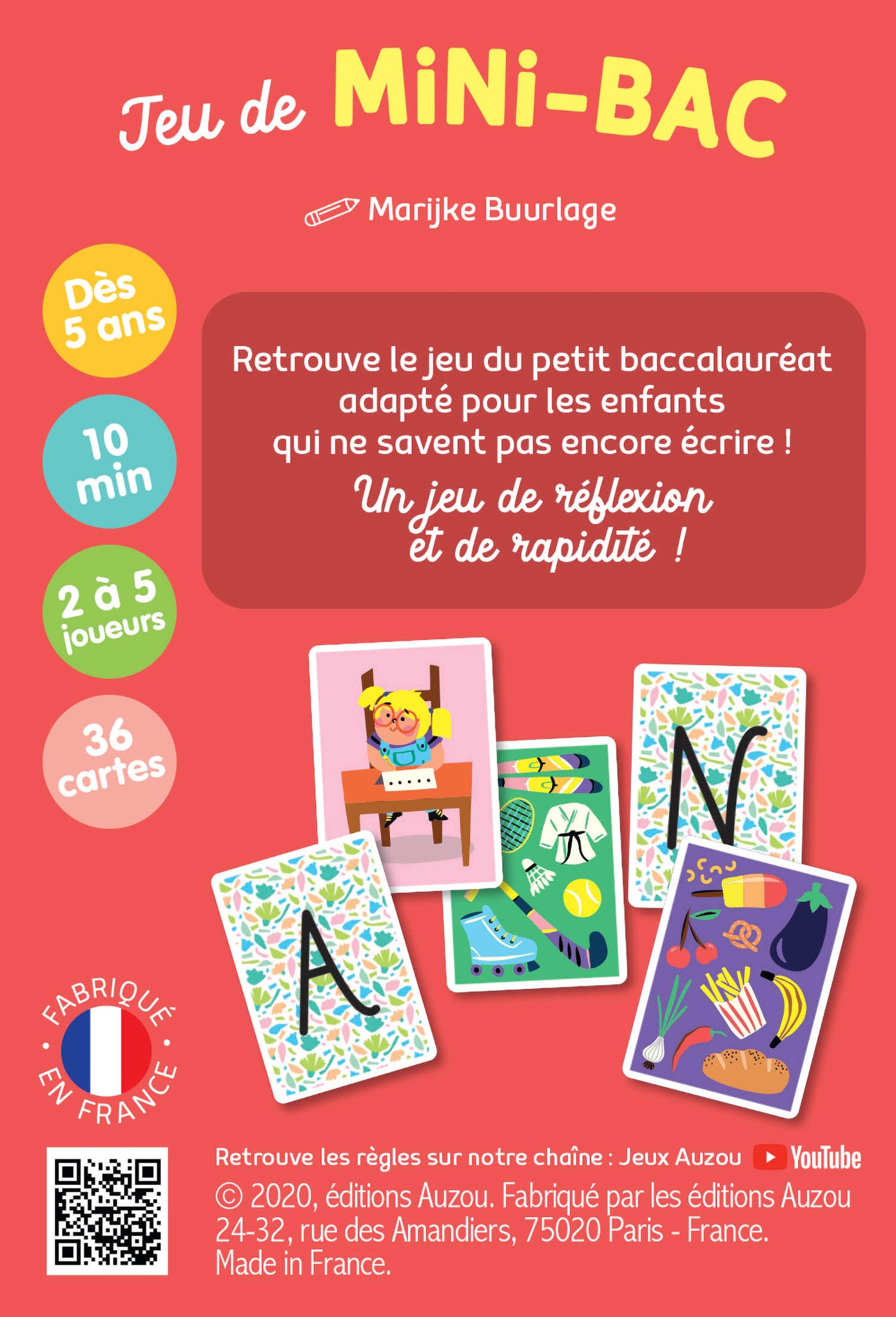 Jeux de cartes - Mini bac - Auzou