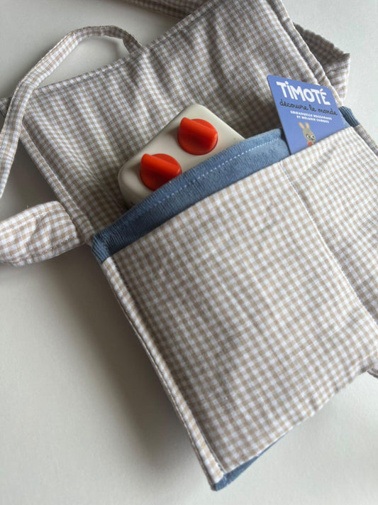 Petit sac #Velours bleu