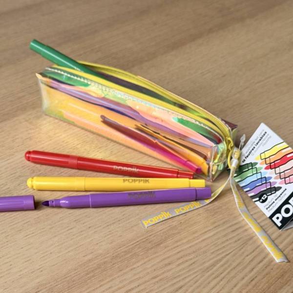 Trousse de 12 crayons - Poppik