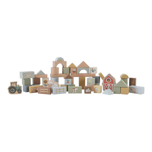 Blocs de construction en bois  #Little Farm