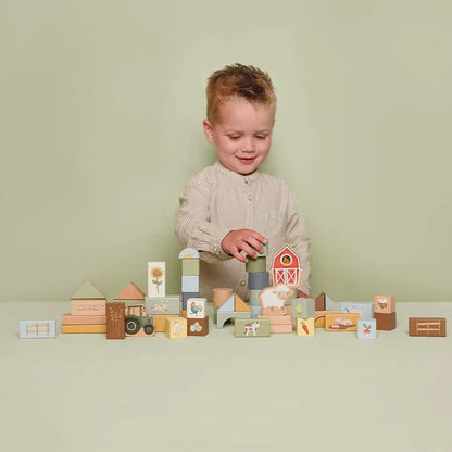 Blocs de construction en bois  #Little Farm