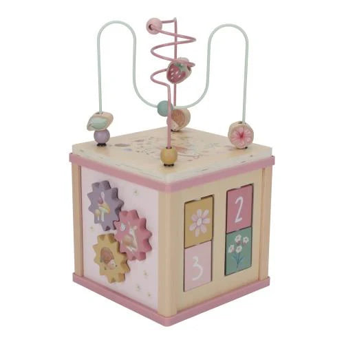 Cube d'activités en bois #Fairy Garden