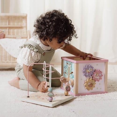 Cube d'activités en bois #Fairy Garden